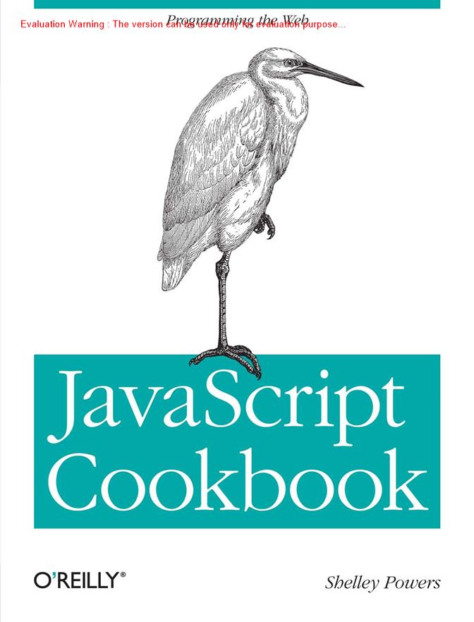 JavaScript Cookbook_Sbelley Powers