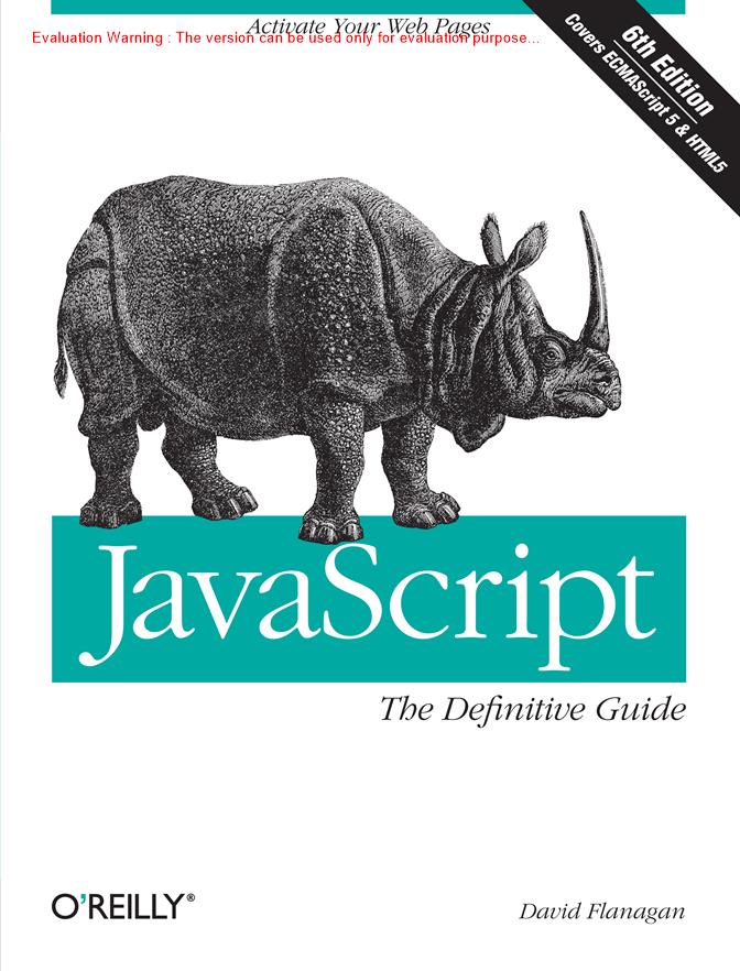 《JavaScript The Definitive Guide_David Flanagan_英文版》