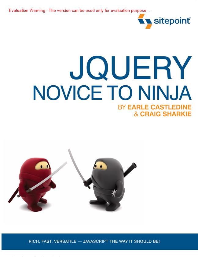 《jQuery Novice to Ninja_Earle castledine_JQuery菜鸟到忍者》