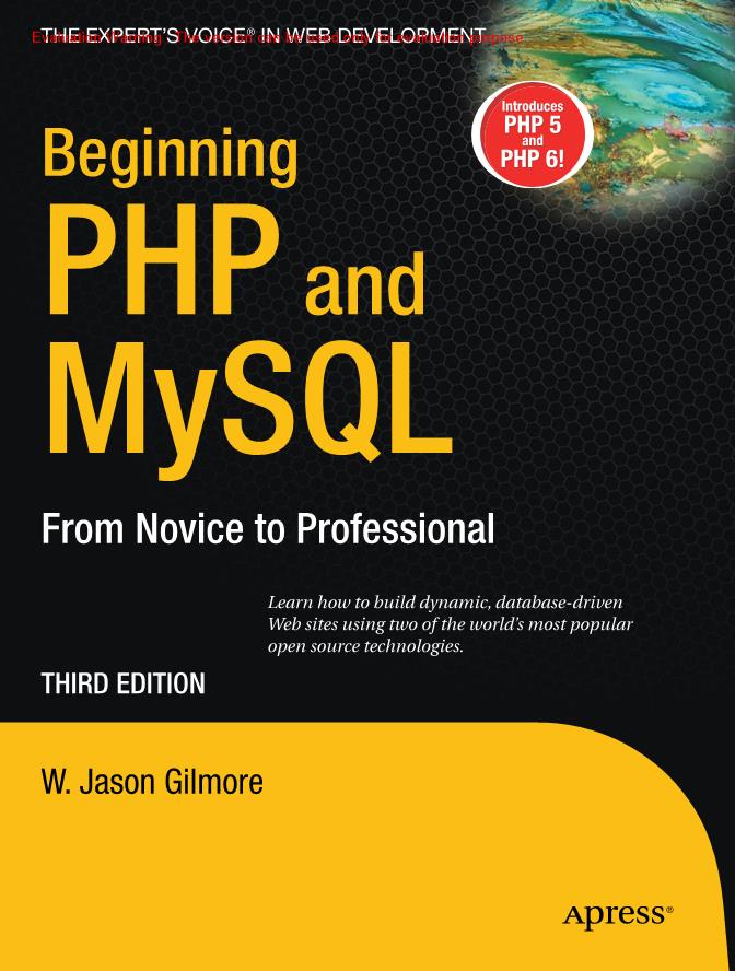 《Beginning Php and Mysql From Novice to Professional_Jason Gilmore著》